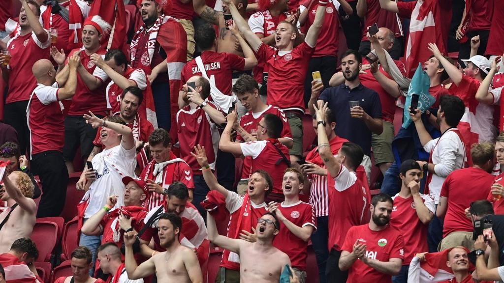 Denmark fans