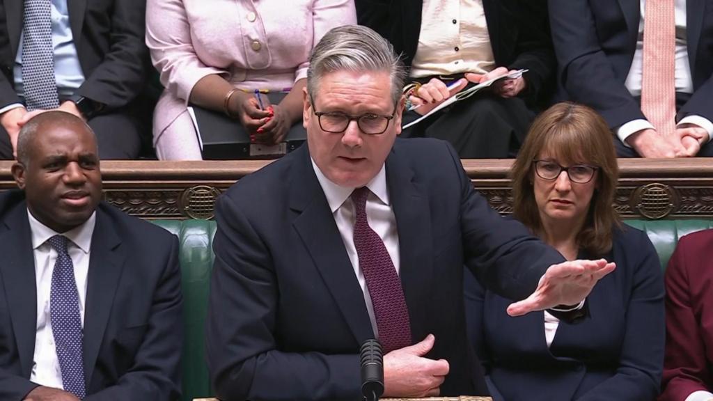 Keir Starmer speaking in the House of Commons