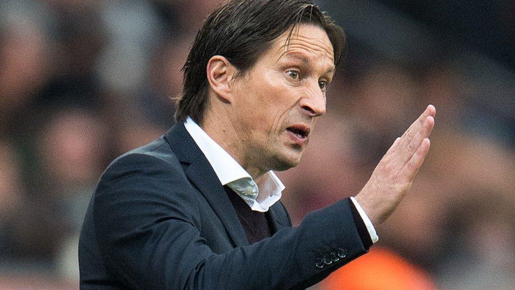 Bayer Leverkusen head coach Roger Schmidt