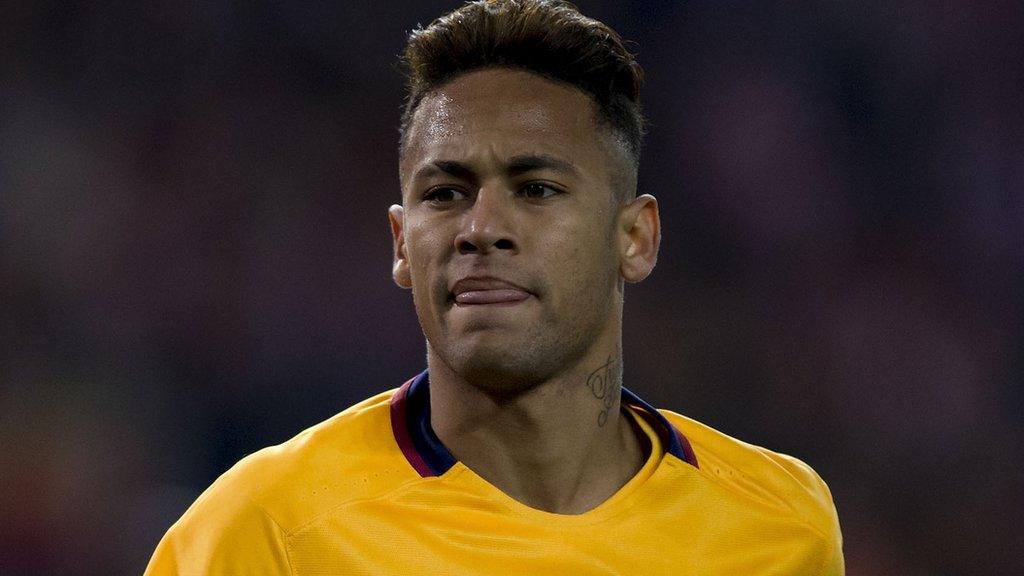 Neymar: Barcelona forward signs contract to stay until 2021 - BBC Sport