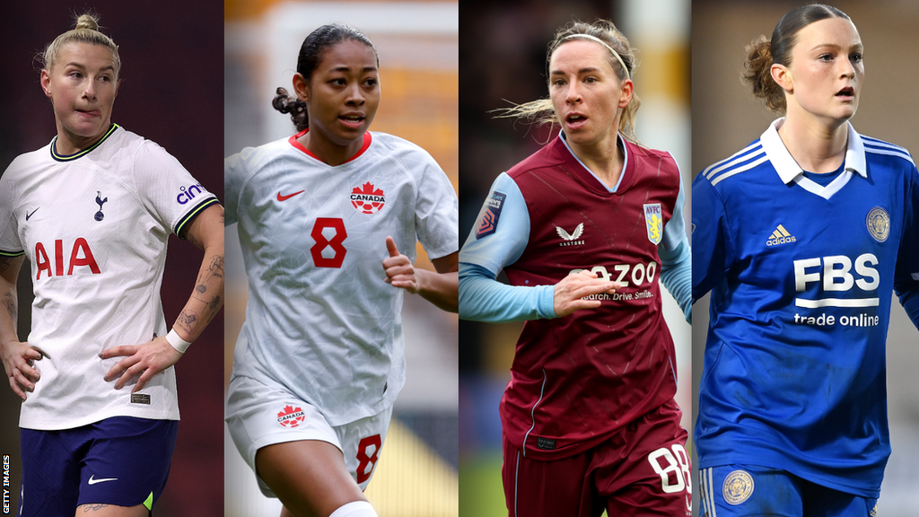 Bethany England, Jayde Riviere, Jordan Nobbs, Ruby Mace