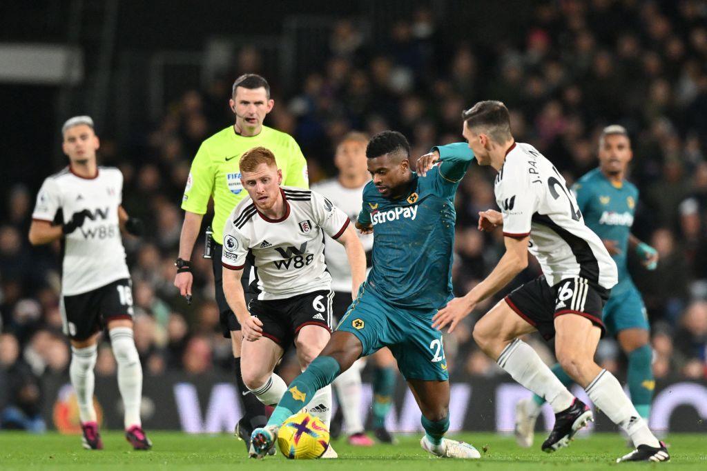 Harrison Reed and Joao Palhinha playing for Fulham