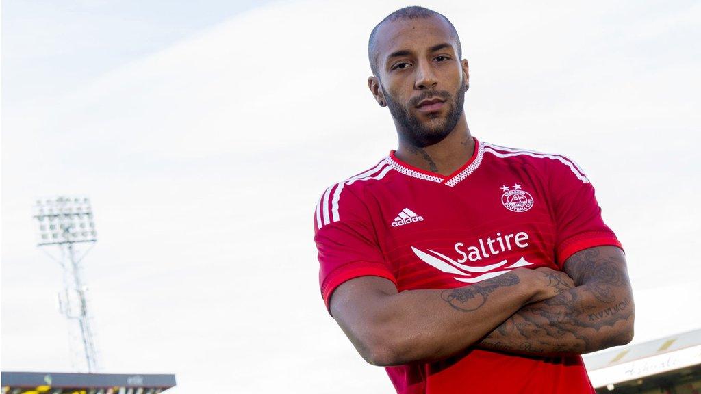 Aberdeen forward Josh Parker