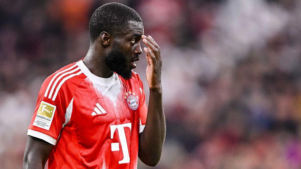 Dayot Upamecano of Bayern Munich