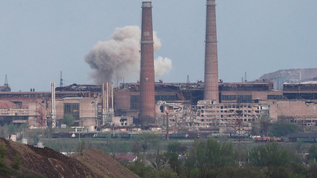 Steelworks in Mariupol