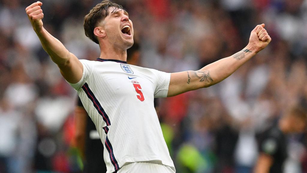 John Stones celebrates