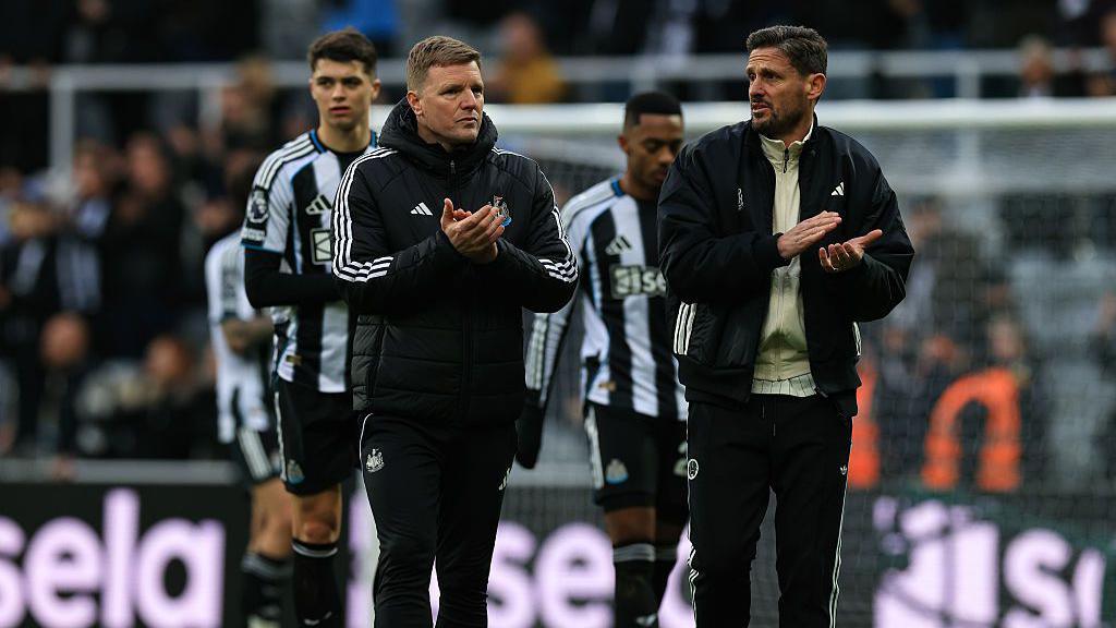 Eddie Howe and Jason Tindall 