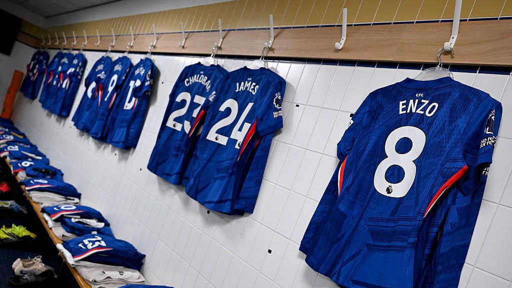 Inside Chelsea's dressing room
