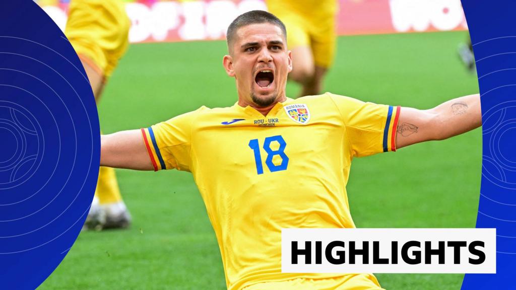Highlights: Romania put three past Ukraine in perfect opener