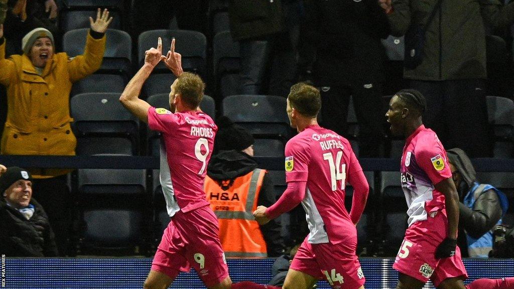 Huddersfield celebrate