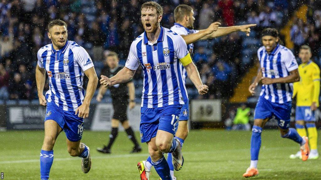 Kilmarnock progressed top of their group with 10 points but missed out on a seeding