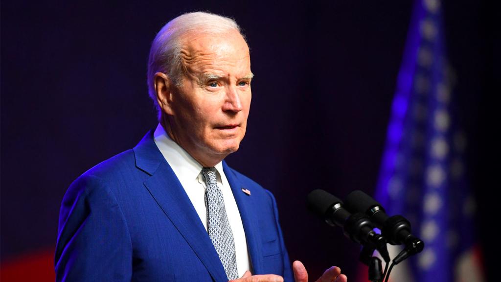 US President Joe Biden holds a press conference in Hanoi on 10 September 2023, on the first day of a visit in Vietnam