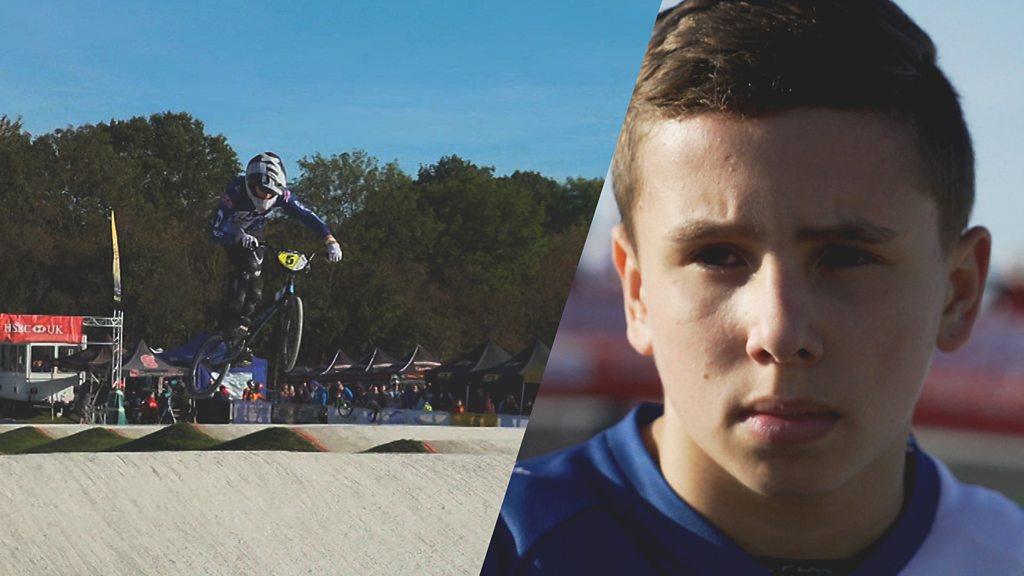 Josh the BMX racer talks to Newsround