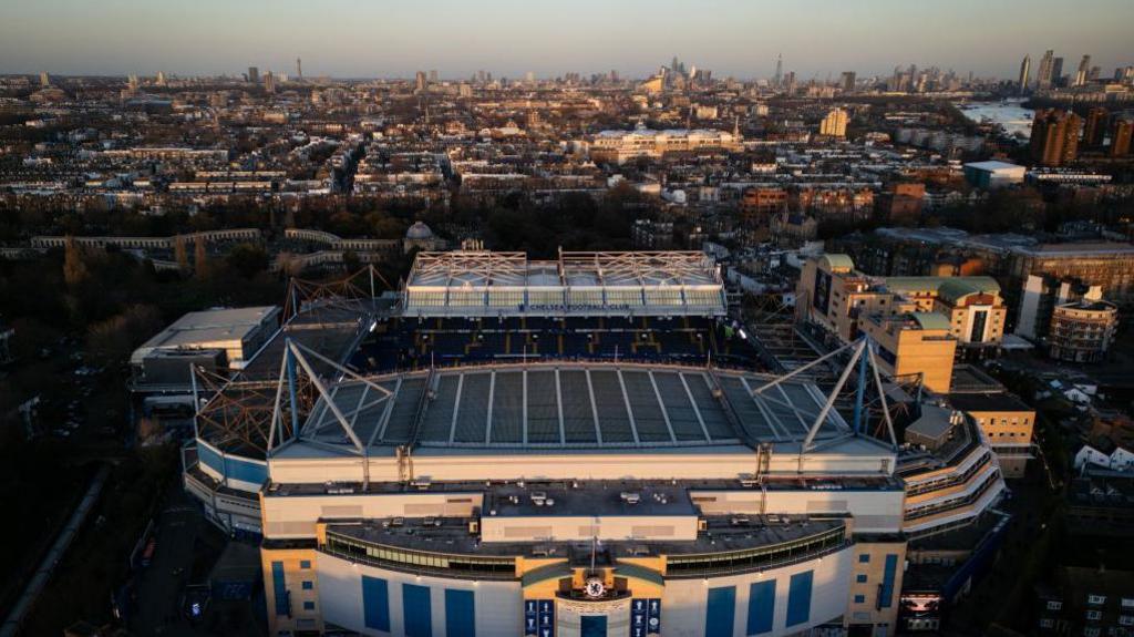Stamford Bridge stadium.