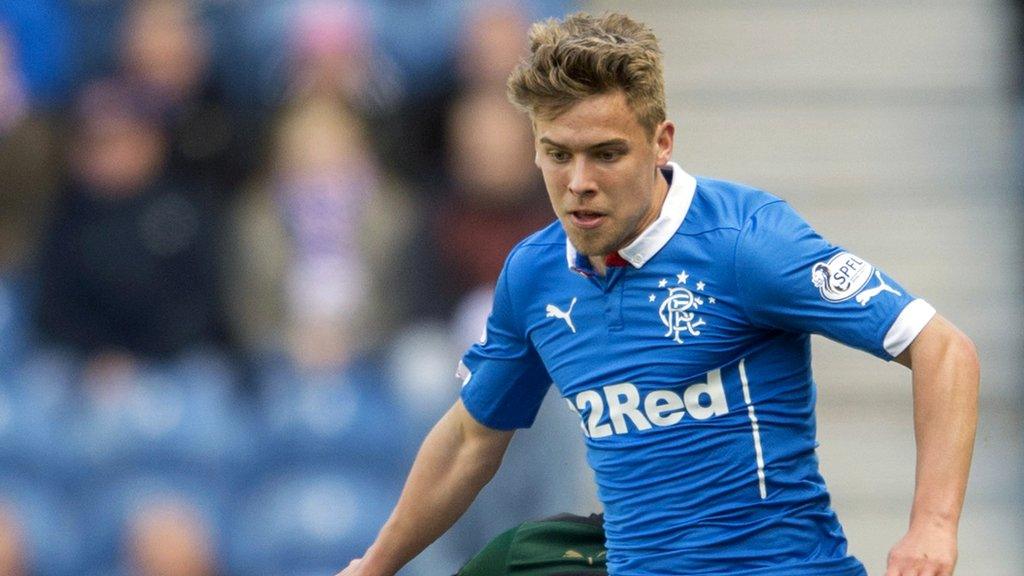 Andy Murdoch in action for Rangers last season