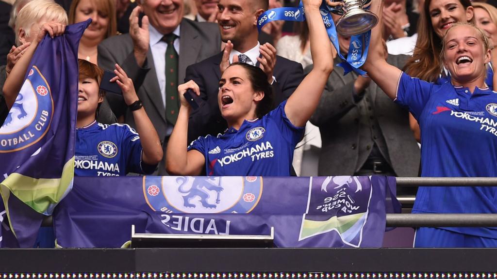 Chelsea lift the Women's FA Cup