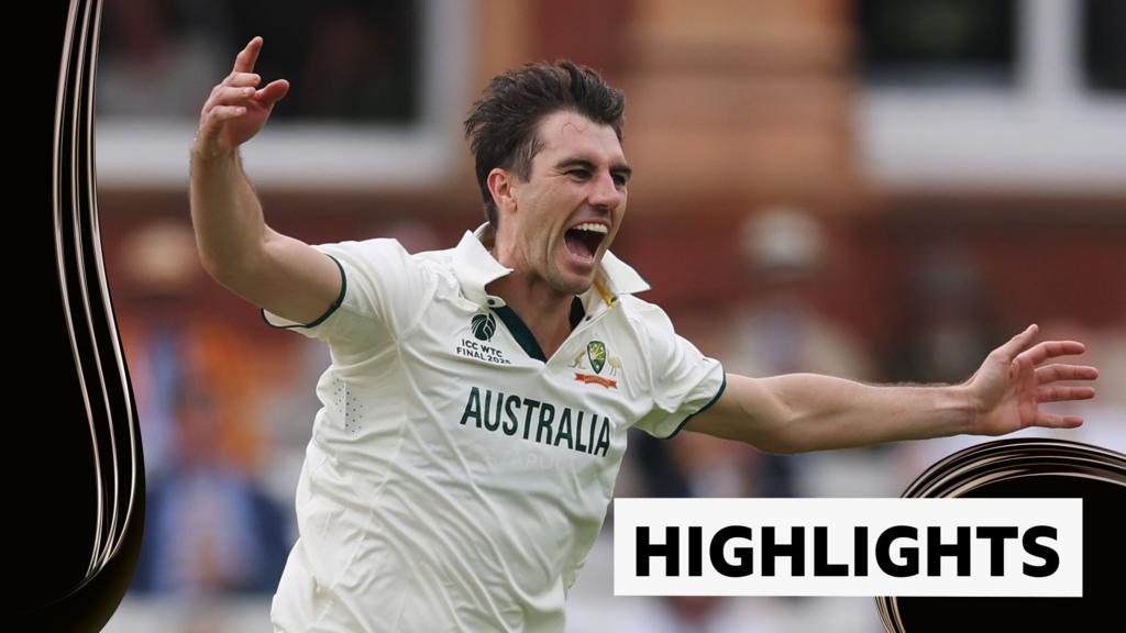 Cummins takes 300th Test wicket as Test Championship final stays evenly poised