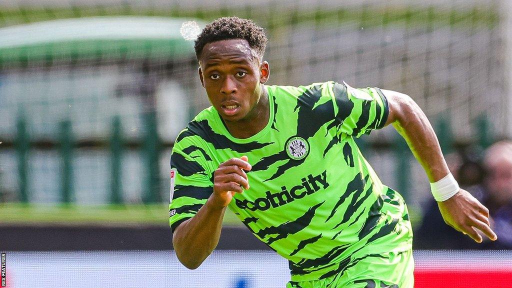 Udoka Godwin-Malife playing for Forest Green Rovers