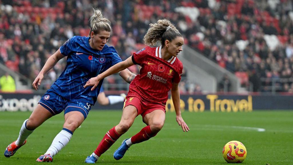 Liverpool playing Chelsea at St Helens Stadium on Sunday