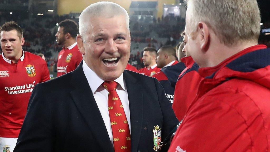 Lions boss Warren Gatland