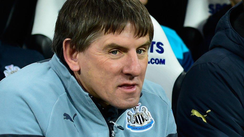 Newcastle U23 coach Peter Beardsley