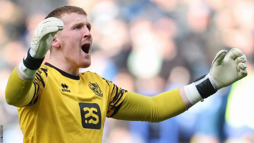 Aidan Stone in action for Port Vale