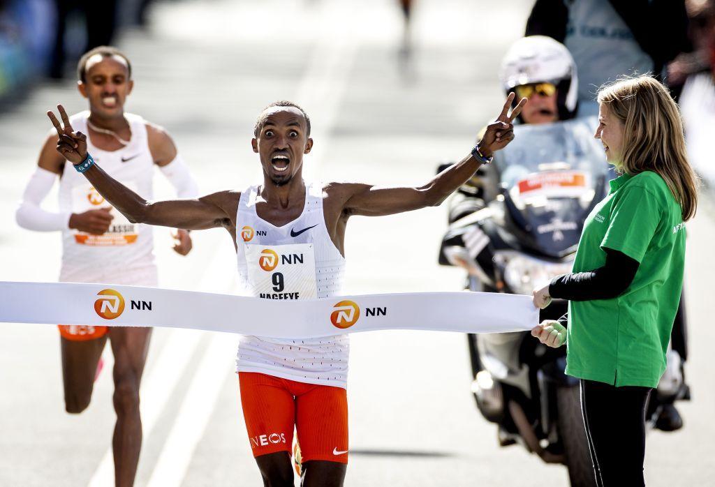 Dutch marathoner Abdi Nageeye wins the Rotterdam marathon in 2022