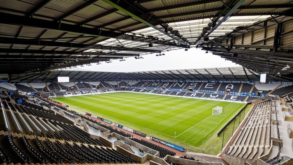 A general view of the Swansea.com Stadium