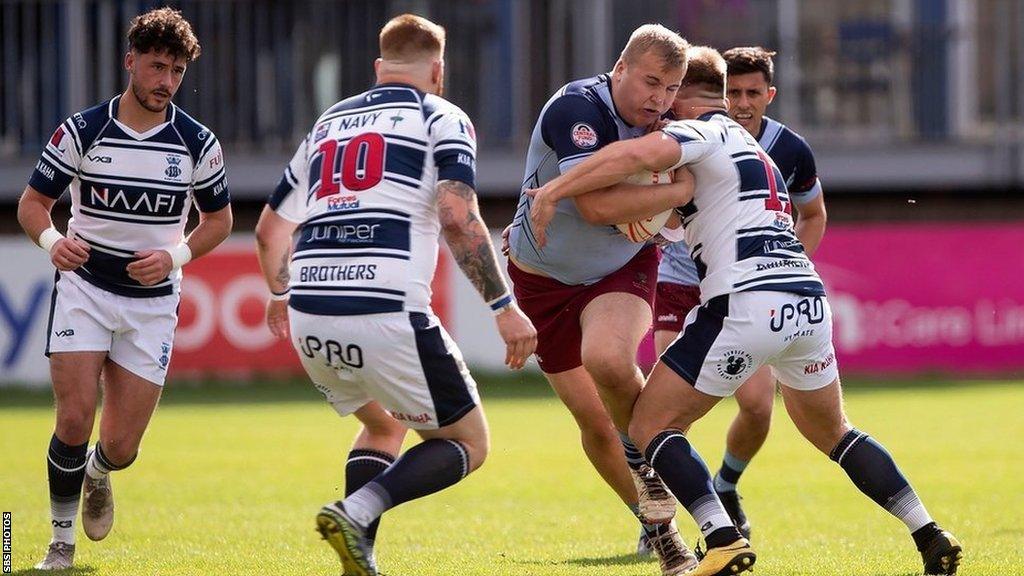 Royal Air Force take on the Royal Navy in the 2023 Inter-Services game at Wakefield Trinity