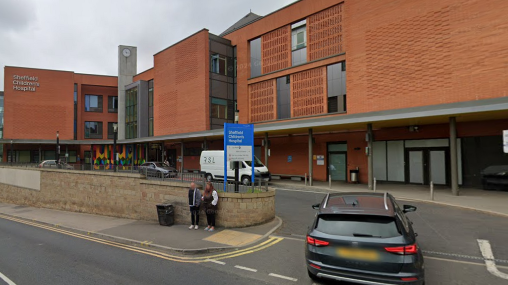 Google street view of Sheffield's children hospital