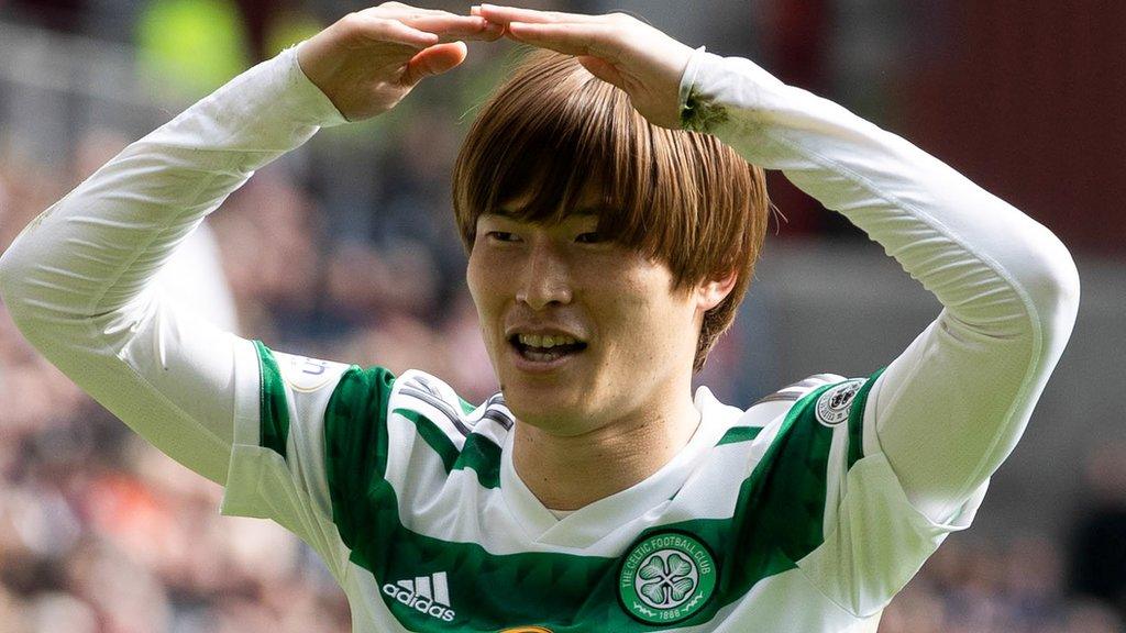 Not his or Celtic's best day but it was fitting that when the goal came, it was Kyogo who got it. Celtic's talismanic striker delivered yet again when it mattered