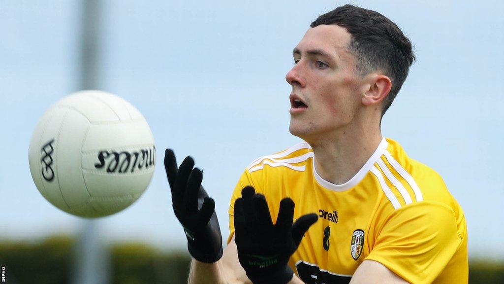 Conor Stewart was among Antrim's scorers in the victory over Leitrim in Belfast