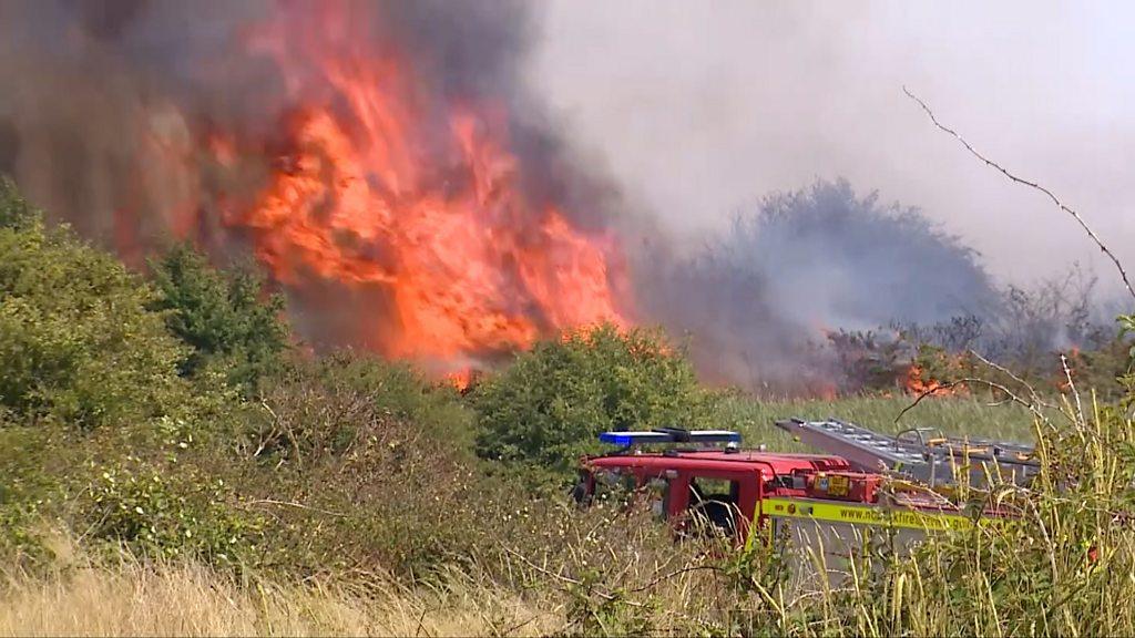 Fire in Snettisham