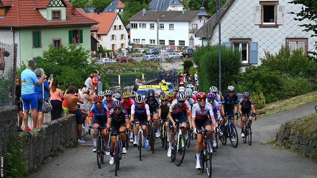 Tour de France Femmes 2022 peloton