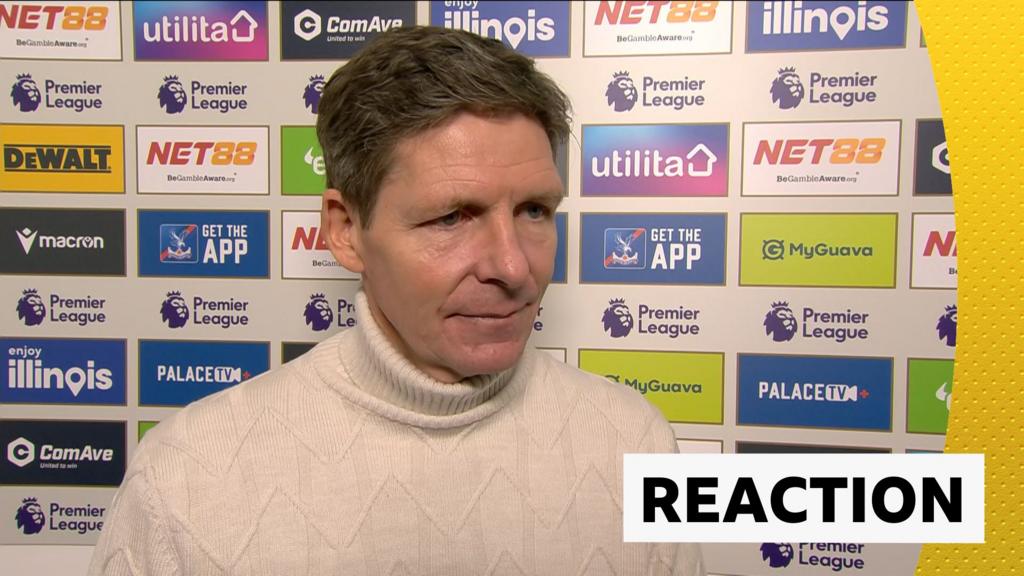 Glasner 'really pleased' with win against Southampton