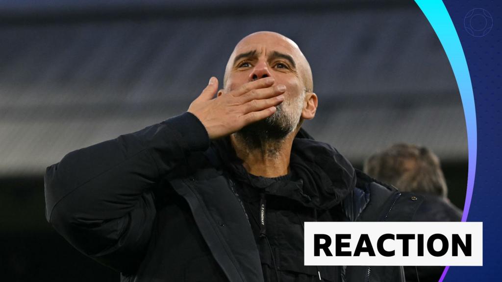 Guardiola praises 'fantastic' players after win over Palace