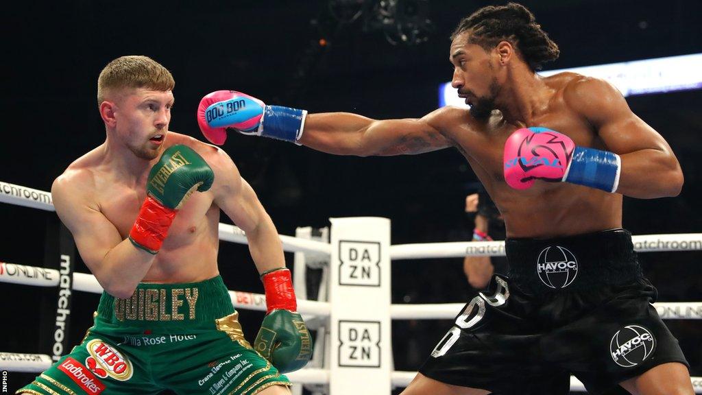 Quigley suffered a second-round defeat to Demetrius Andrade in November 2021