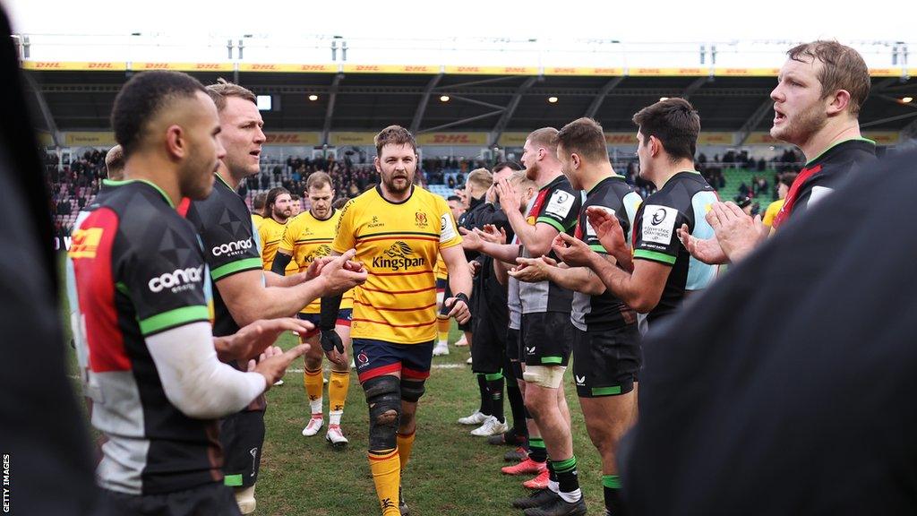 Quins clap Ulster off the pitch