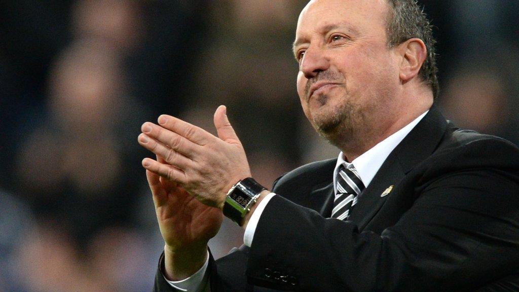 Newcastle manager Rafael Benitez