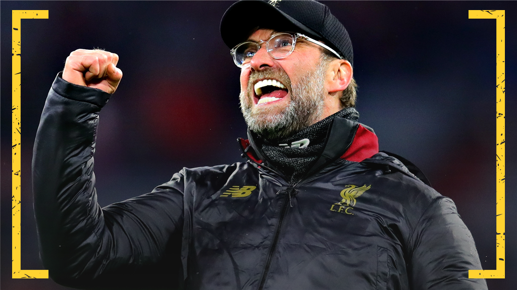 Jurgen Klopp celebrates