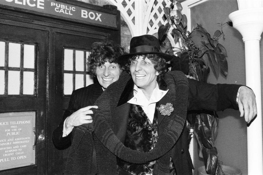 Tom Baker and his waxwork