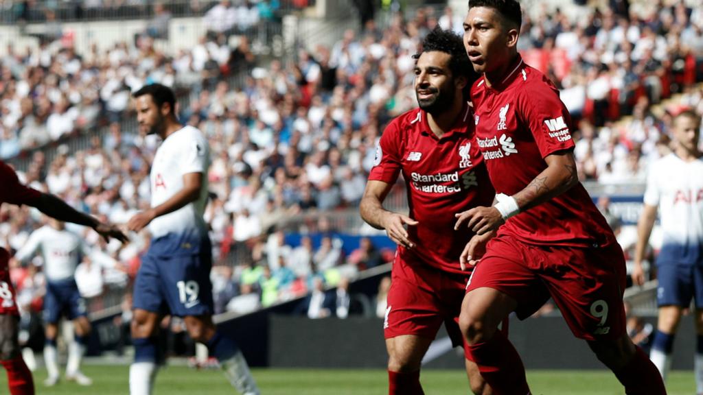 Roberto Firmino scores Liverpool's second