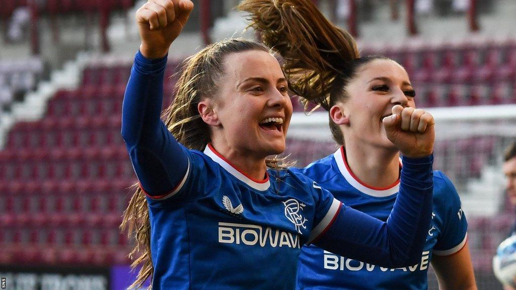 Rangers striker Kirsty Howat