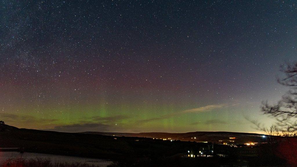 View from a camera at the Grassholme Observatory