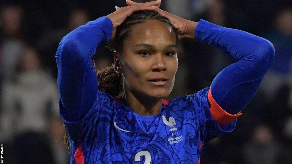 Wendie Renard playing for France