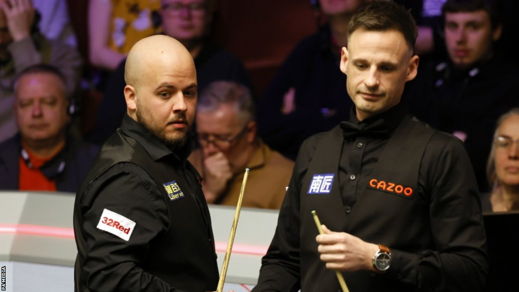 Luca Brecel and David Gilbert