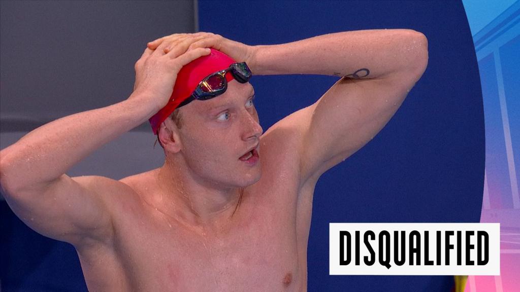 GB's Greenbank disqualified after 'outstanding' swim