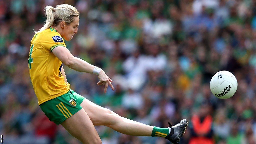 Karen Guthrie was the star performer for Donegal in the victory over Cavan