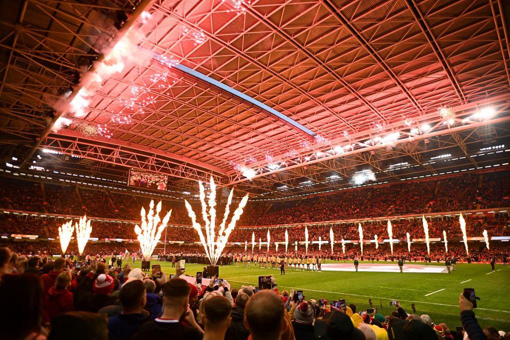 The Principality Stadium with its roof closed
