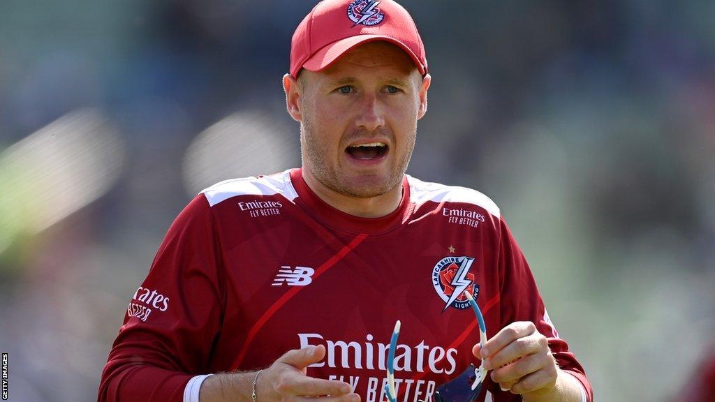 Matt Parkinson in action for Lancashire Lightning